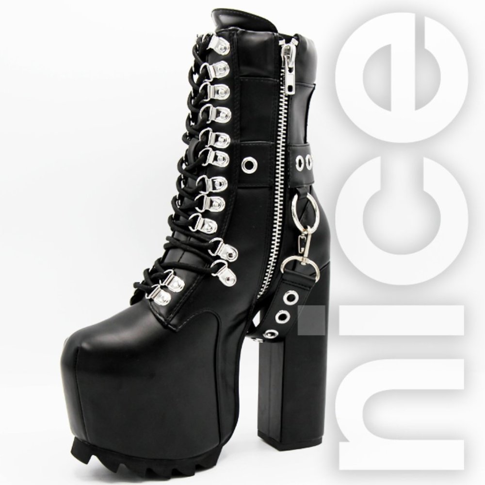 Charla Tedrick Lockup Platform Boots View 3